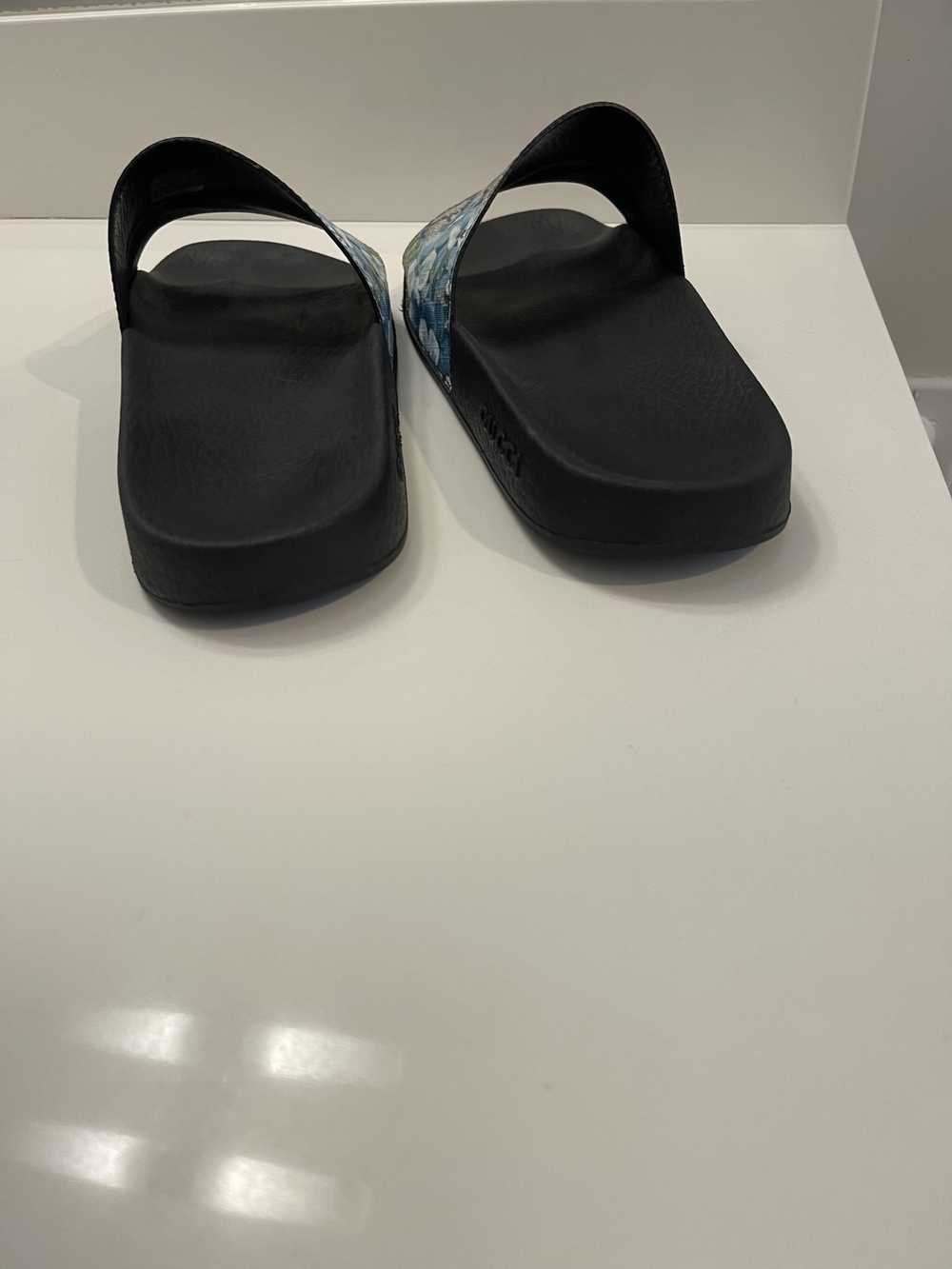 Gucci GG Supreme Blue Bloom Gucci Slides - image 6