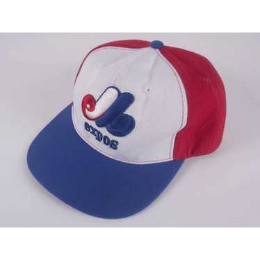 MLB American Needle Montreal Expos Two Tone Fusion Blue Snapback Flat Hat  Cap - Sinbad Sports Store