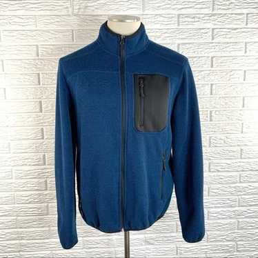 Free Country Free Country Blue and Black Zip Up Sw
