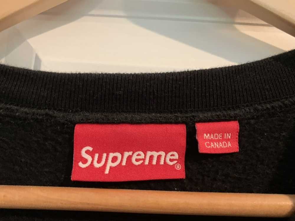 Supreme Zig Zag Stitch Panel Crewneck - image 2