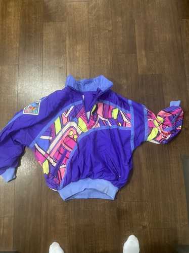 Vintage Vintage 80s purple neon jacket - image 1