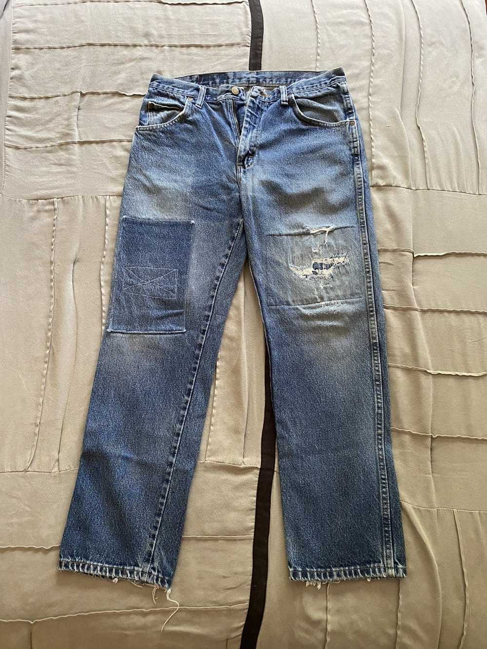 Wrangler Custom Wrangler Patchwork Denim Jeans - image 1
