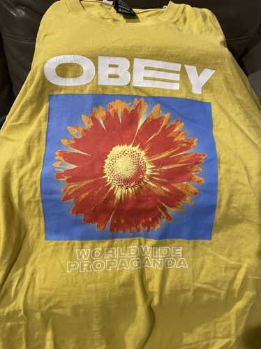 Obey PacSun Obey sunflower print tee