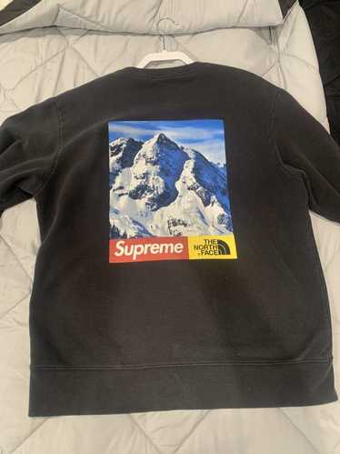 The North Face Lenticular Mountains Hooded Sweatshirt - fall winter 2021 -  Supreme