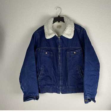 Vintage Saugatuck Drygood Denim Sherpa Jacket Siz… - image 1