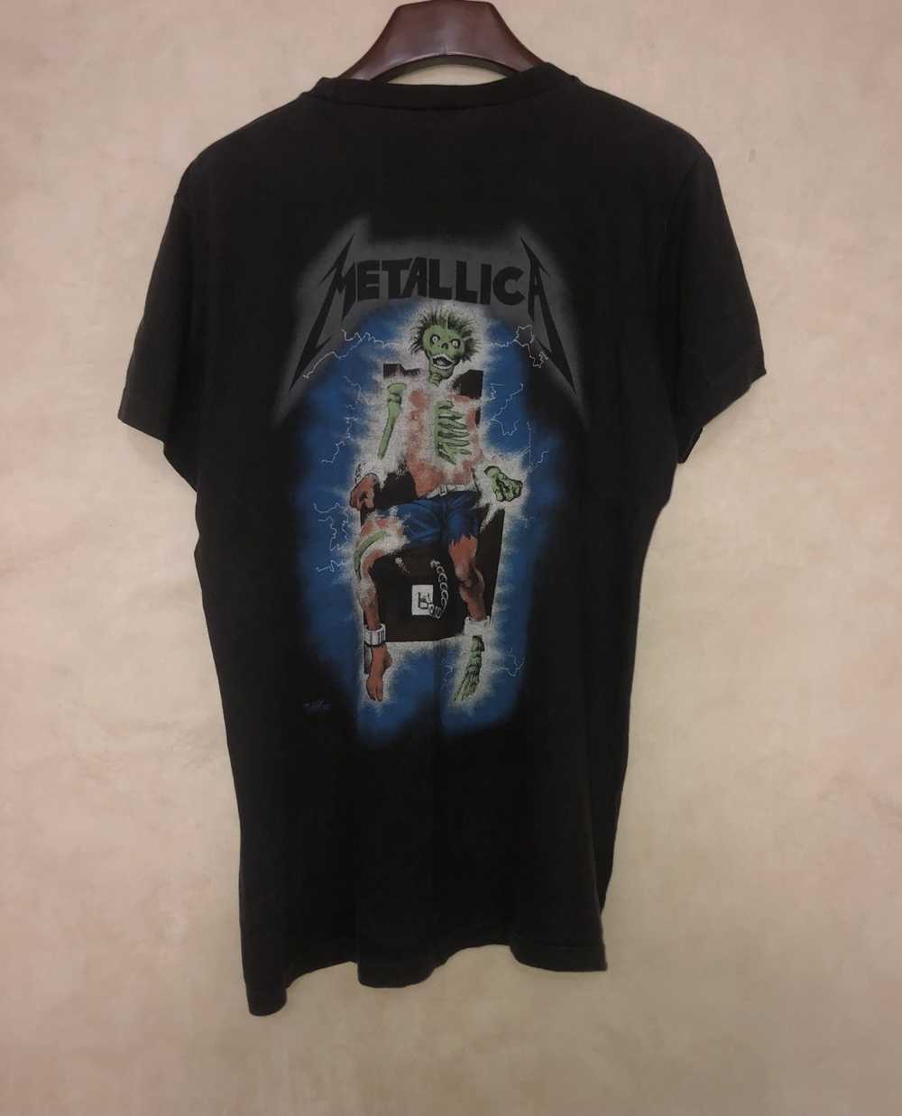 Band Tees × Metallica × Very Rare 1985 Metallica … - image 3