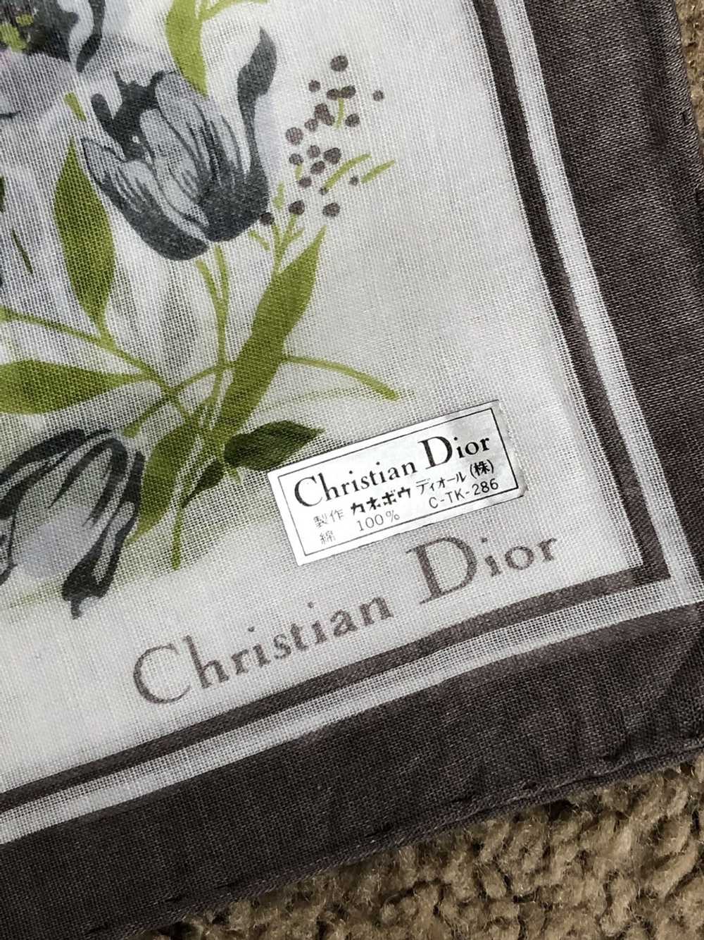 Dior Dior floral scarf / wrap - image 2