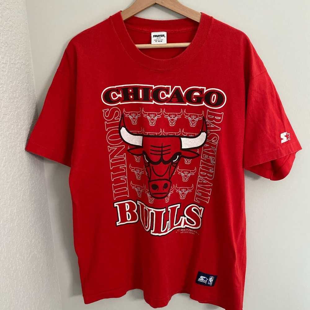 jointcustodydc Vintage Chicago Bulls Illinois Basketball Starter T-Shirt