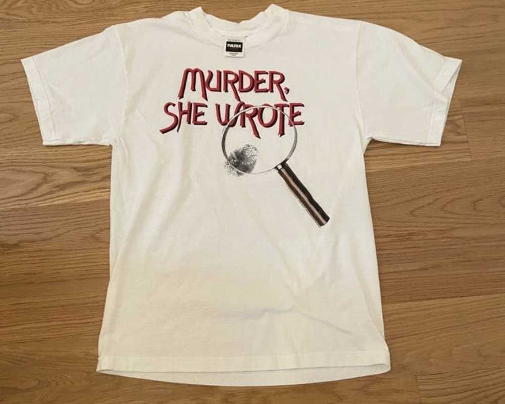 Vintage Supreme Murder She Wrote Tee T-Shirt White Fall Winter 2014 FW14  Size L