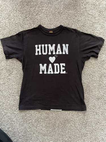 Black HUMAN MADE Heart Badge T-Shirt