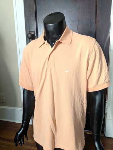 Brooks Brothers Peach logo performance polo