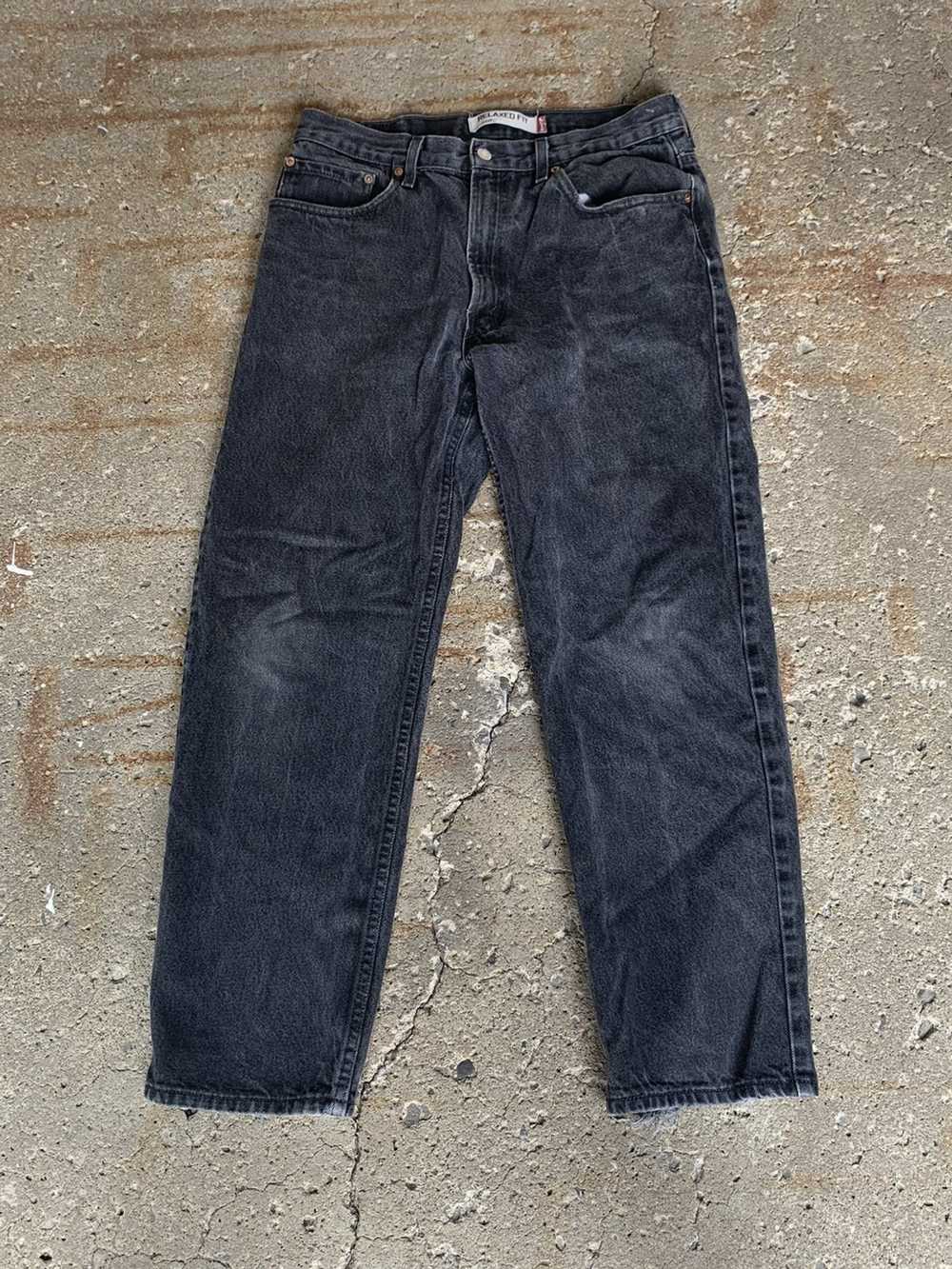 Levi's Black 550 Levi Denim - image 1