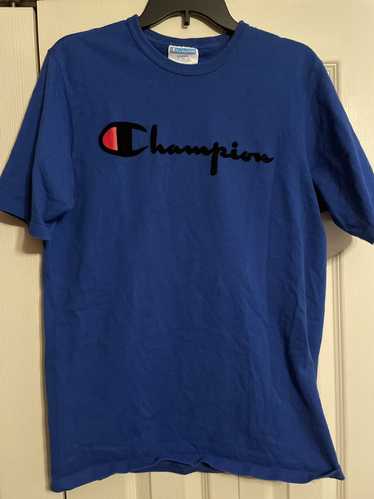 Champion × Vintage Champion Spellout Logo Tee