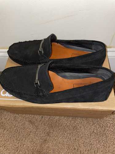 Asos Black Faux Suede Loafers