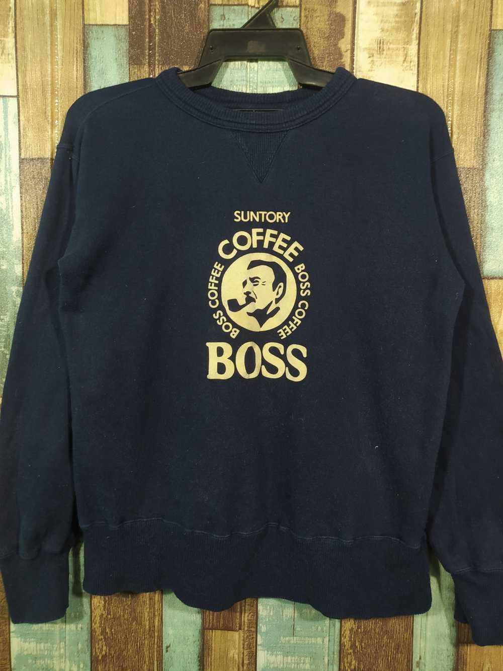 Japanese Brand Suntory Coffee Boss Crewneck Sweat… - image 2