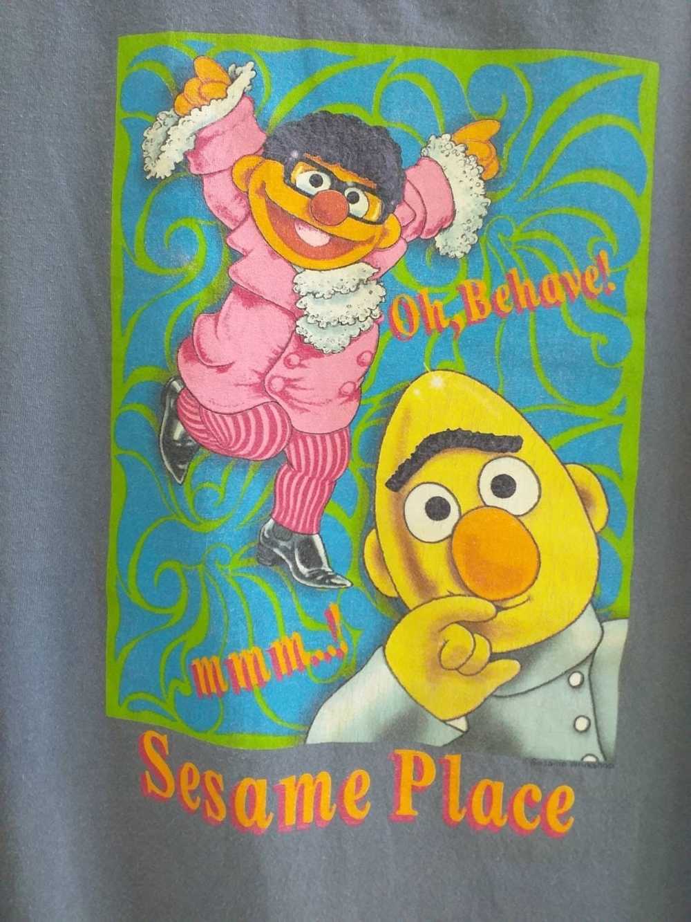 Band Tees × Movie × Vintage Sesame Street , Sesam… - image 2