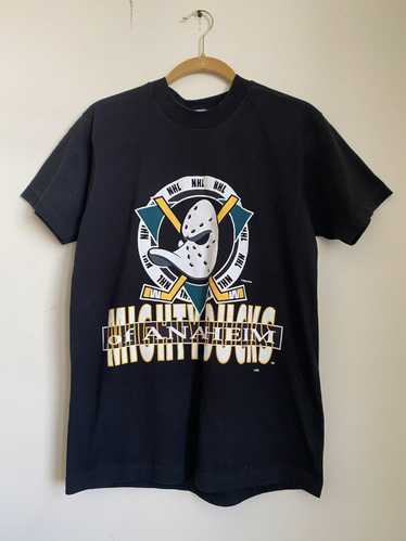 Vintage NHL (Nutmeg) - Mighty Ducks T-Shirt 1995 Large