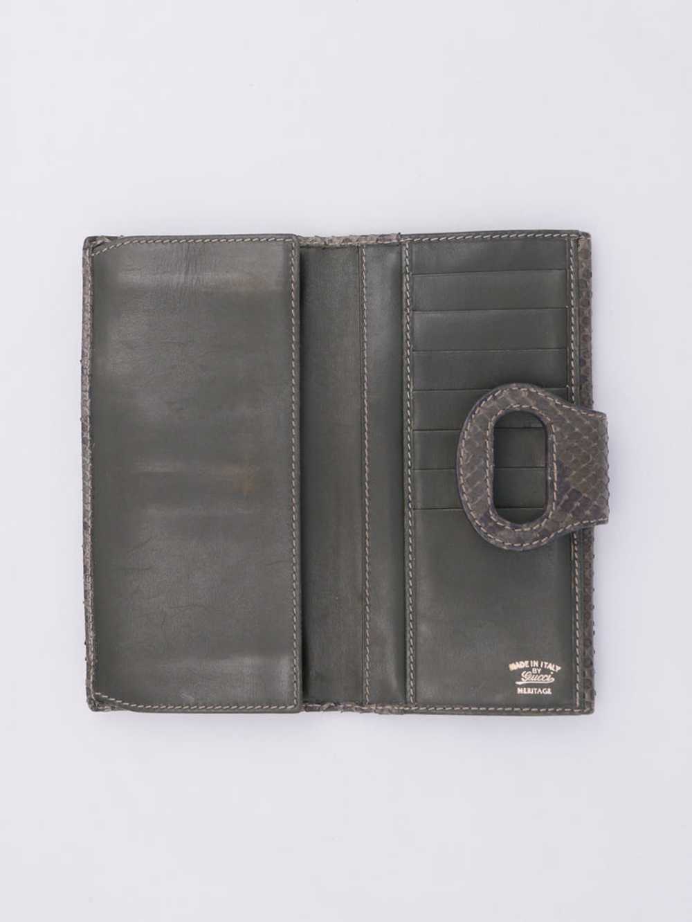 Gucci Python Clutch Wallet - image 2