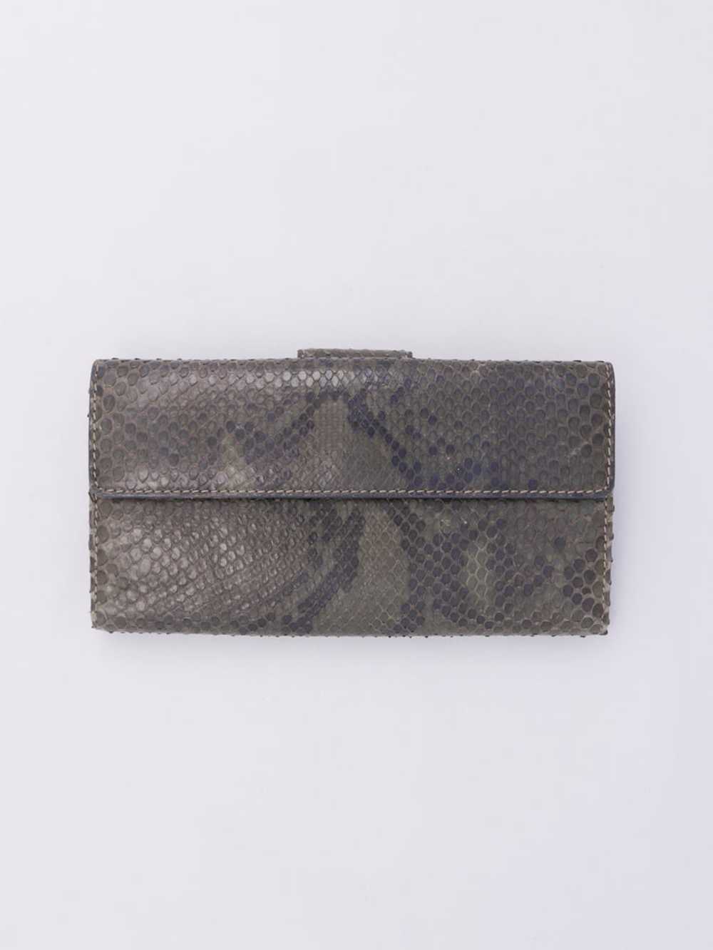 Gucci Python Clutch Wallet - image 7