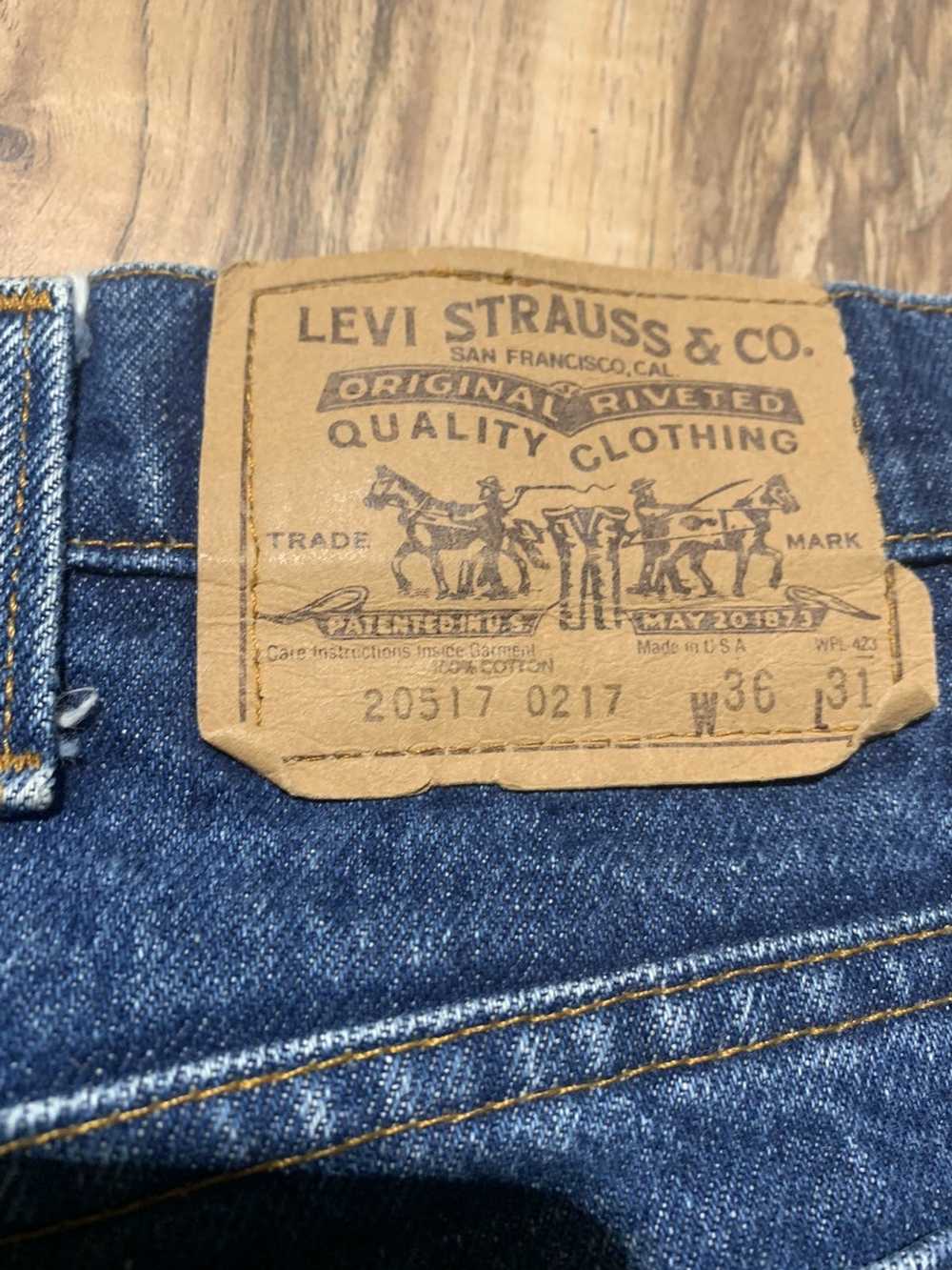 Levi's × Vintage Vintage Levi’s Jeans 520 Flared … - image 11