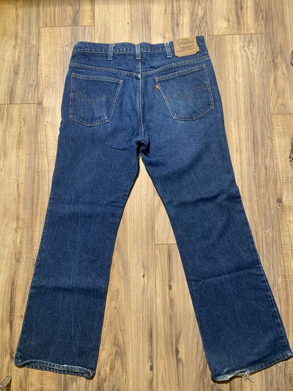 Levi's × Vintage Vintage Levi’s Jeans 520 Flared … - image 8