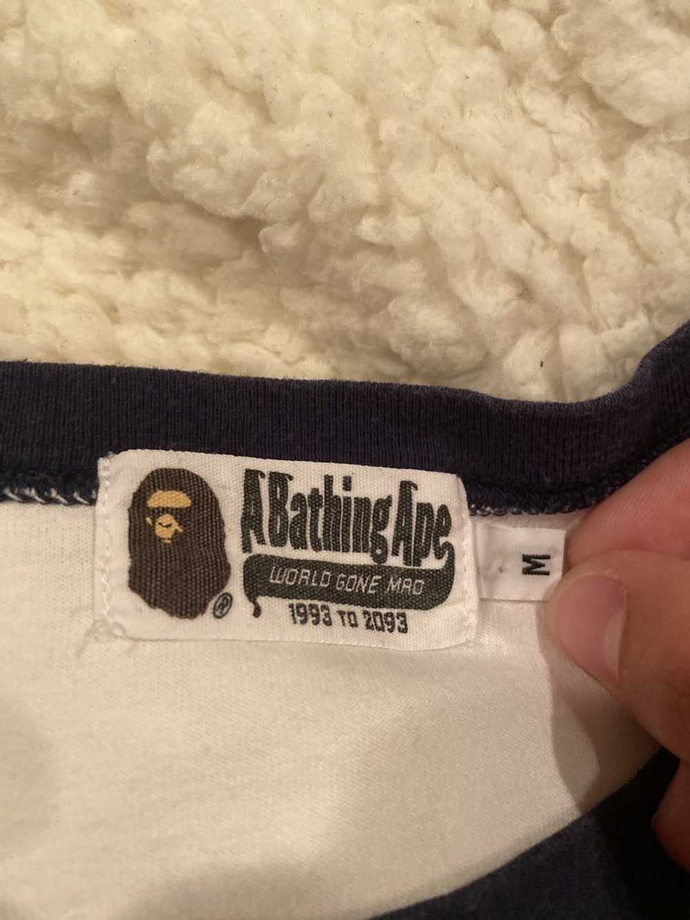 Bape Baby Milo BAPE A Bathing Ape White Shirt sta… - image 6