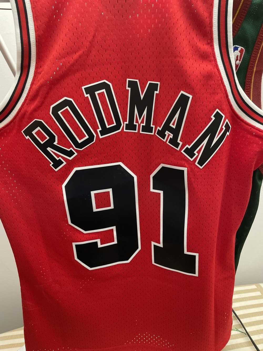 Adidas Chicago Bulls Dennis Rodman throwback Adid… - image 2