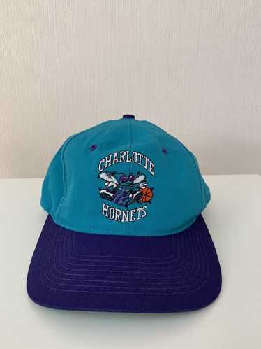 Vintage Rare Charolette Hornets NBA Sports Starter Arch Hat Cap Vtg Snapback