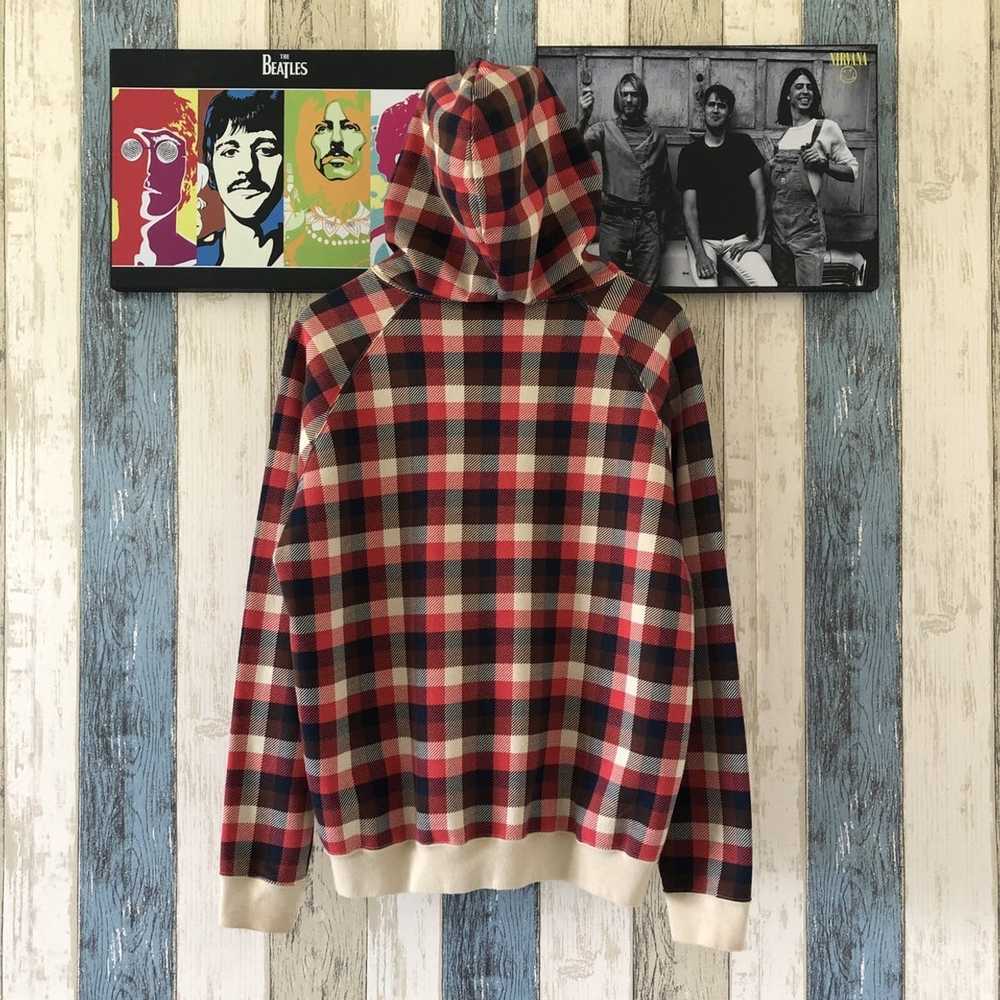 Bape Bape 2008 x Bape Plaid Full Zip Hoodie - image 10