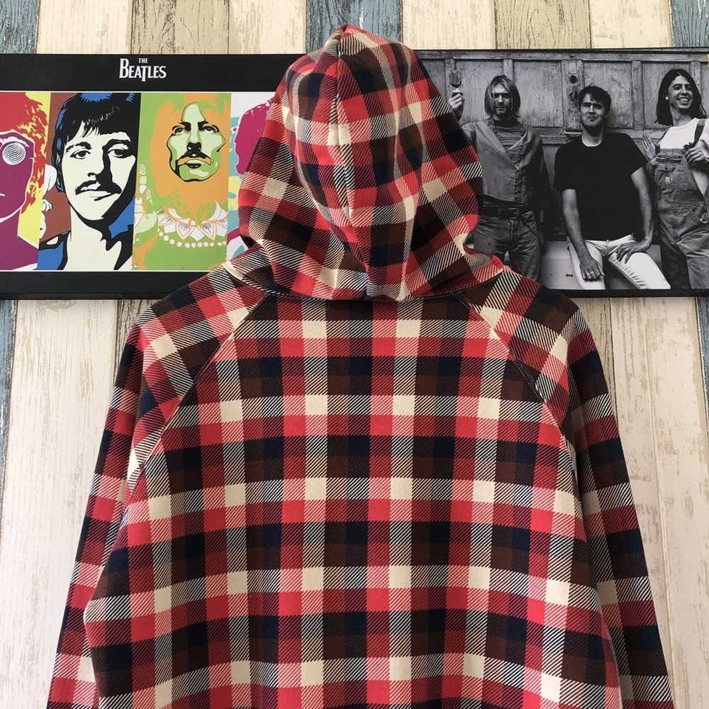 Bape Bape 2008 x Bape Plaid Full Zip Hoodie - image 11