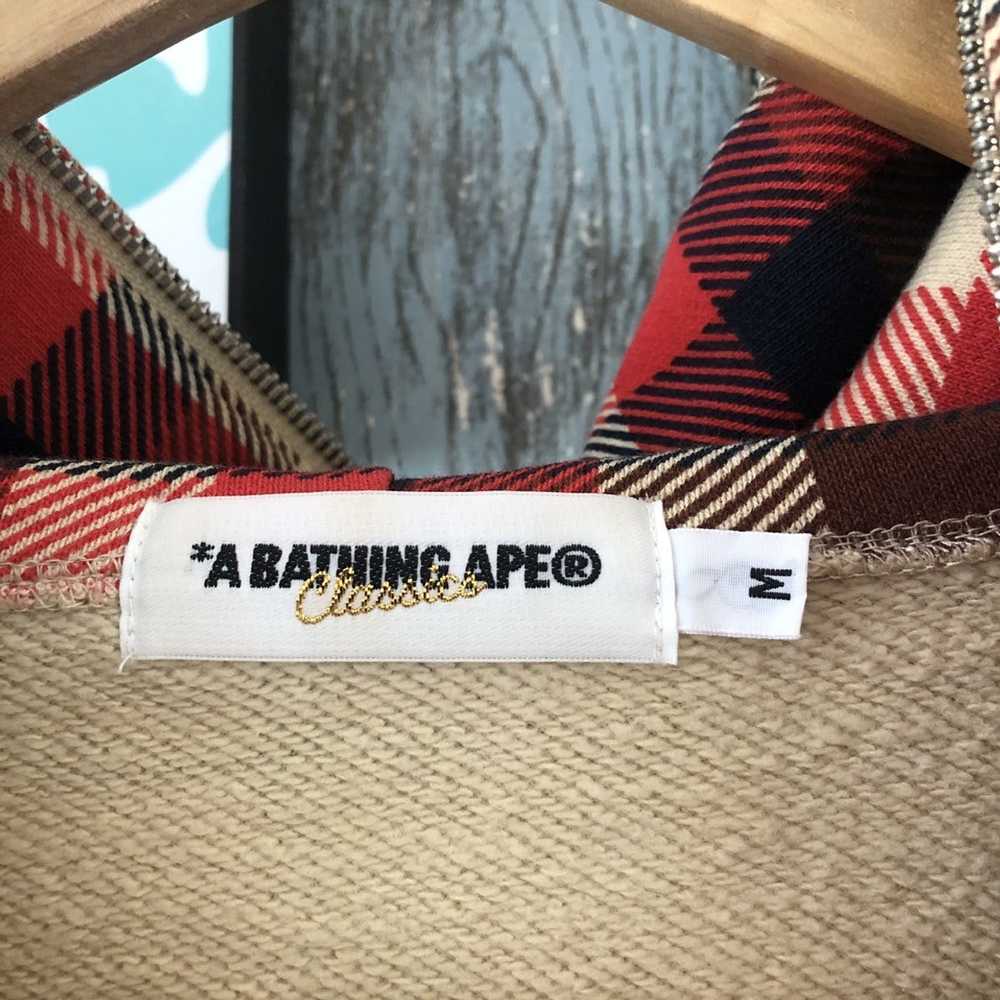 Bape Bape 2008 x Bape Plaid Full Zip Hoodie - image 6