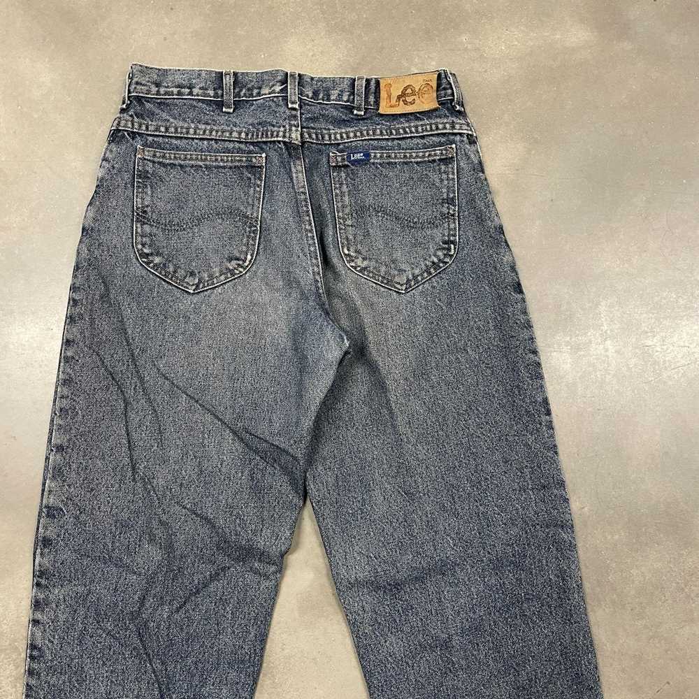 Vintage 80s Blueish/Gray Lee Rider Denim Jeans Di… - image 2