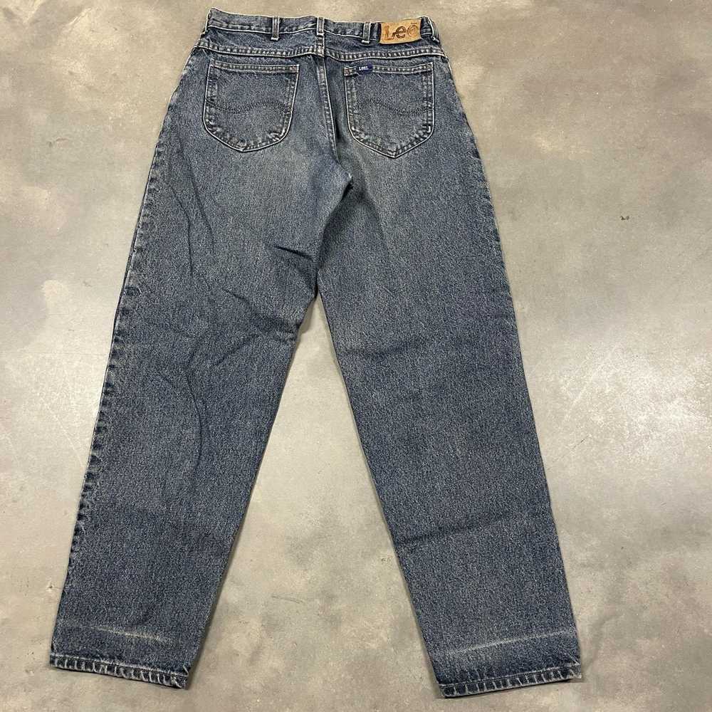 Vintage 80s Blueish/Gray Lee Rider Denim Jeans Di… - image 4