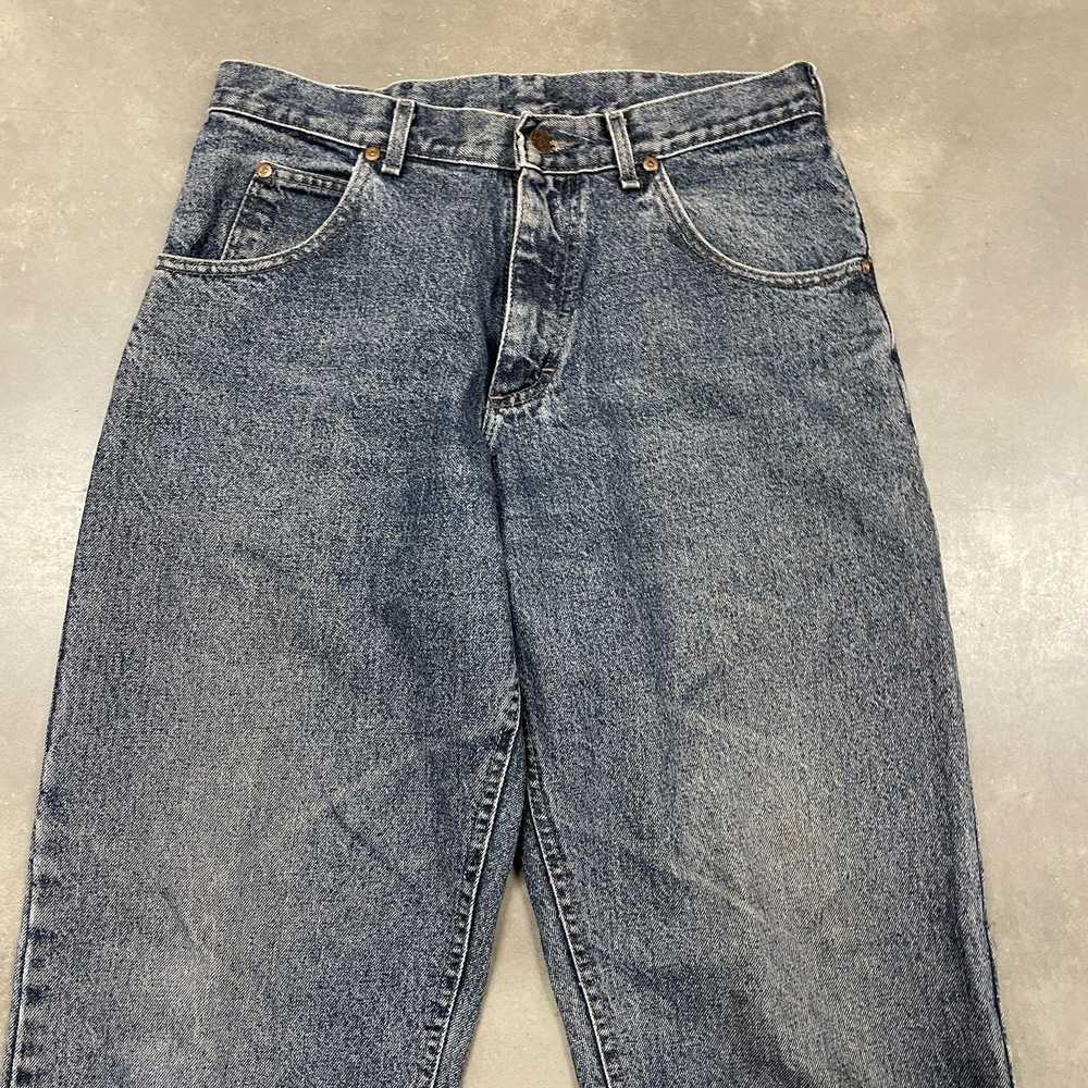 Vintage 80s Blueish/Gray Lee Rider Denim Jeans Di… - image 6