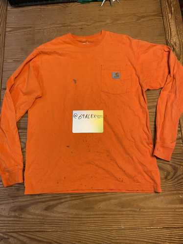 Carhartt Wip CARHARTT WORKWORN SAFETY ORANGE SHIRT