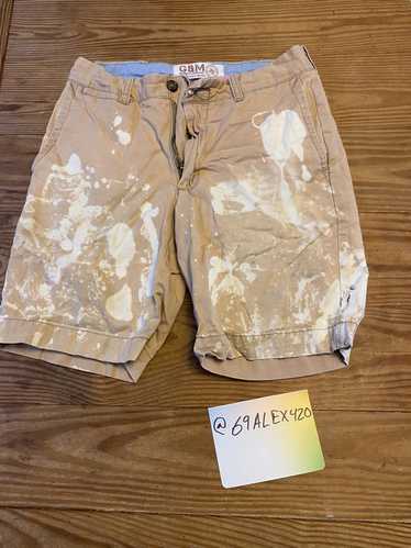 G M G&M BLEACHED WORK SHORTS. 30in Waist