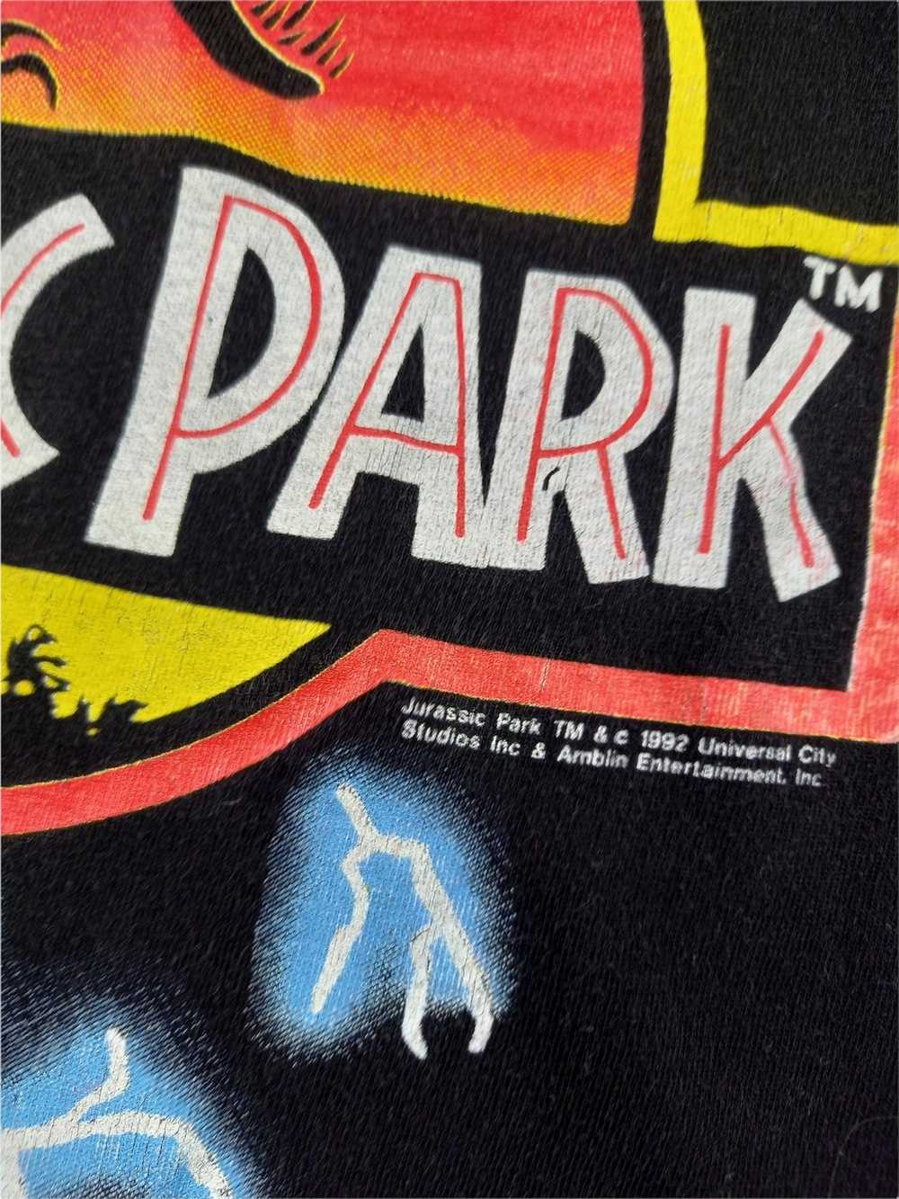 Movie × Vintage Jurassic park 1992 T shirt Tee - image 3