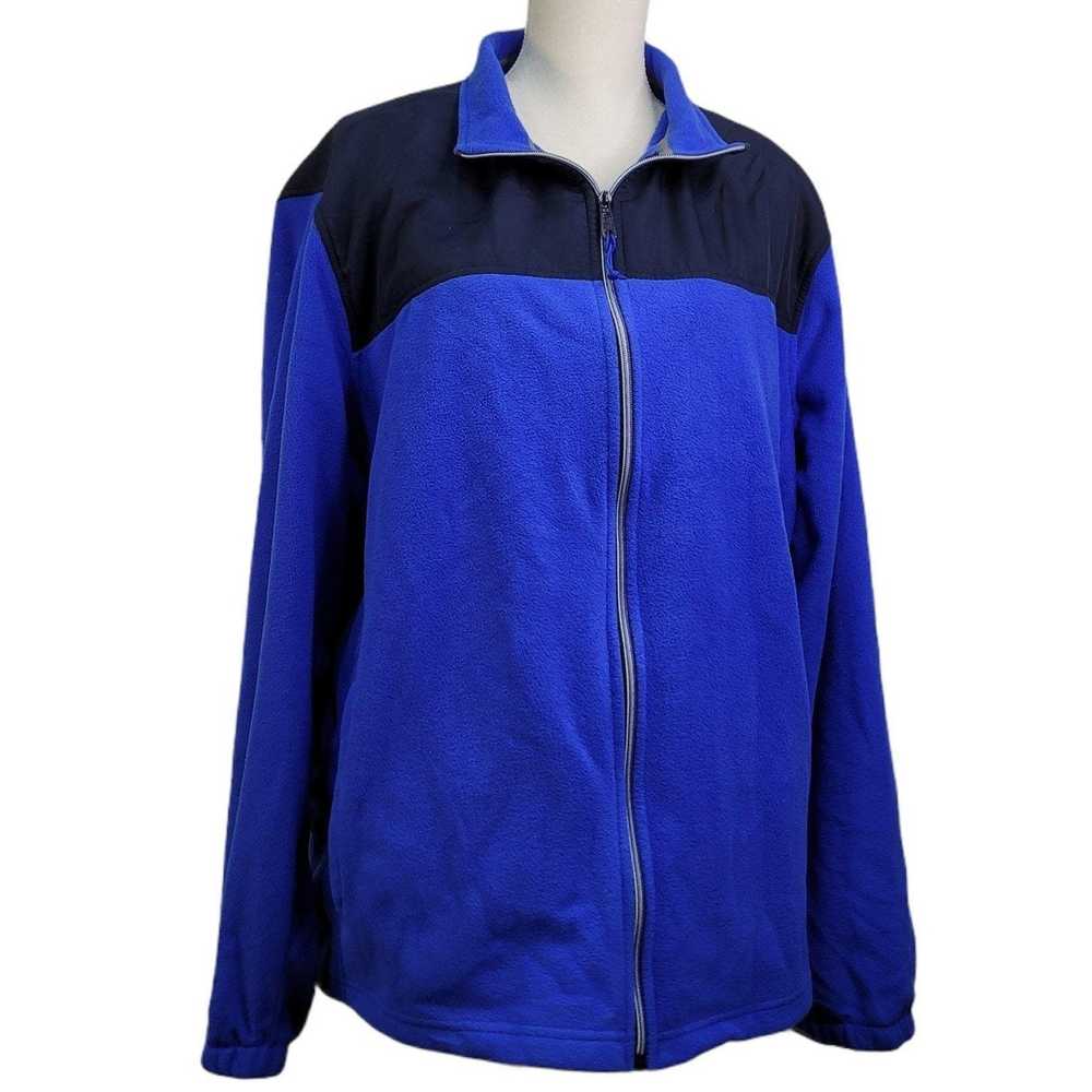 Starter Starter Men Jacket Size 2XL 50-52 Blue Fl… - image 2