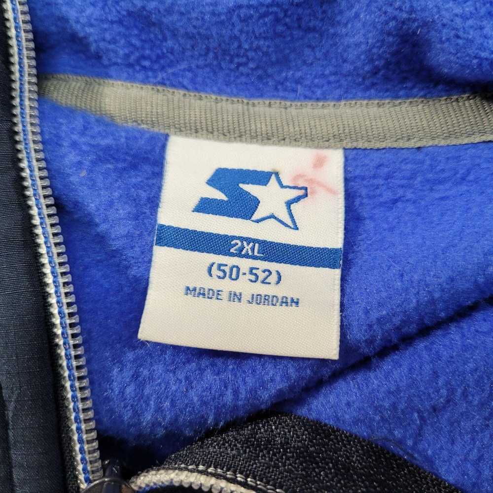 Starter Starter Men Jacket Size 2XL 50-52 Blue Fl… - image 4