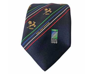 Vintage BELMONT SILK Rugby World Cup 1999 Green B… - image 1