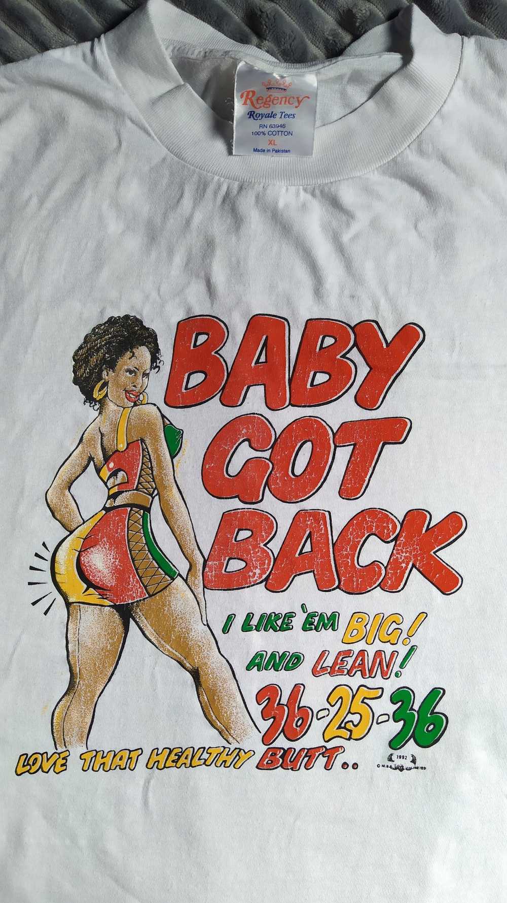 Rap Tees × Rare × Vintage T-Shirt 1992s Baby got … - image 3