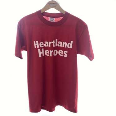 Vintage Heartland Heroes M Red T-shirt American Vi