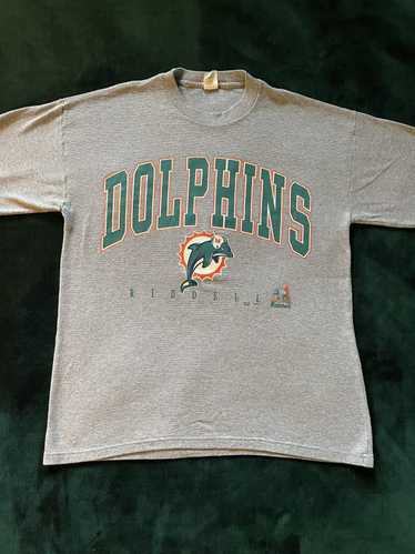 workingclassrebel Miami Dolphins Vintage NFL Football T Shirt by Trench Made in The USA New with Tags in Sizes Large and X-Large