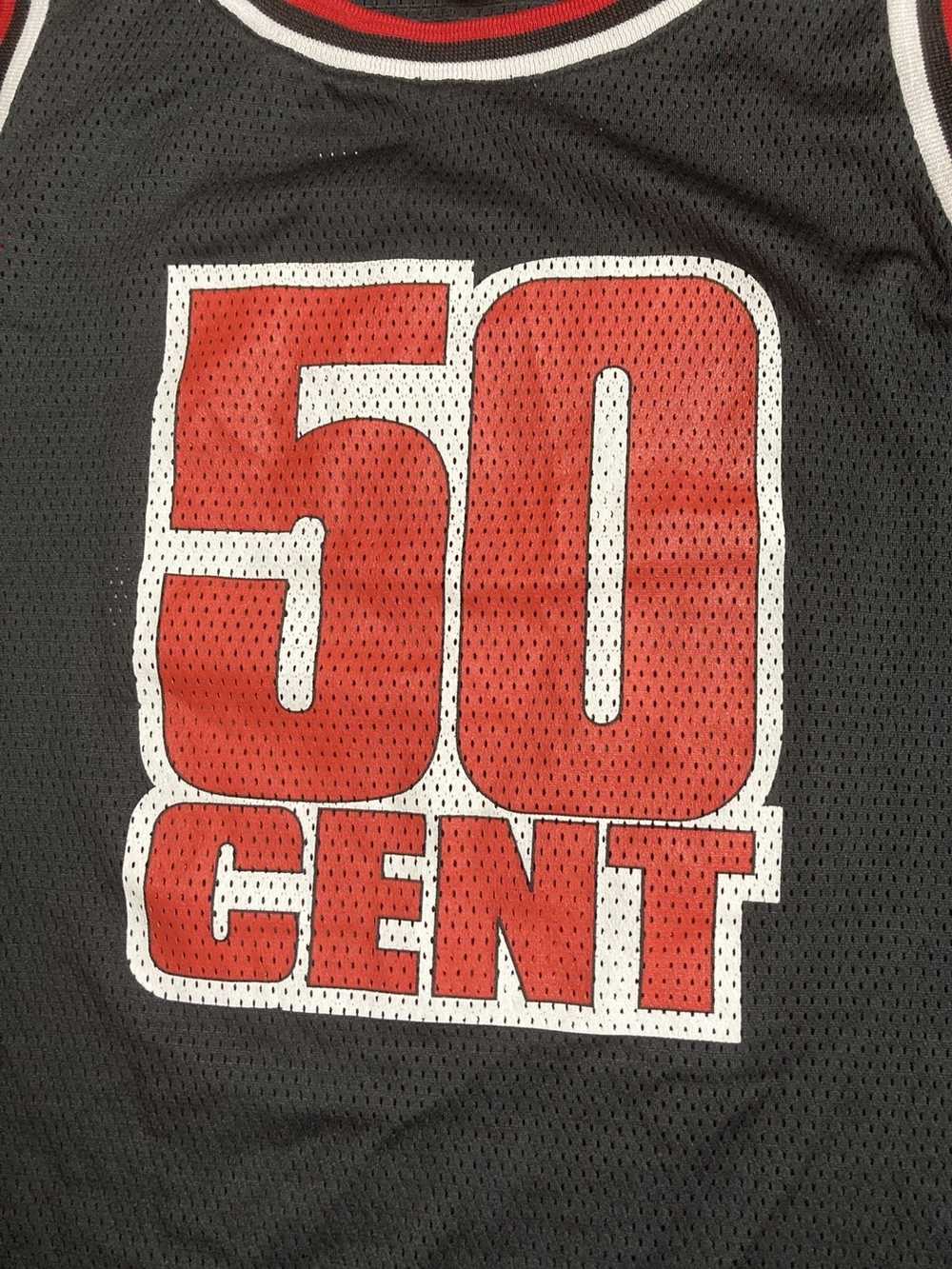 Vintage Vtg 00s 50 cent(g unit) Jersey rap tee - image 2