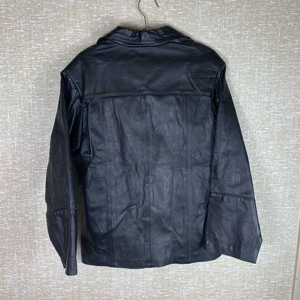 Goretti × Leather Jacket × Vintage 90s Vintage D’… - image 3