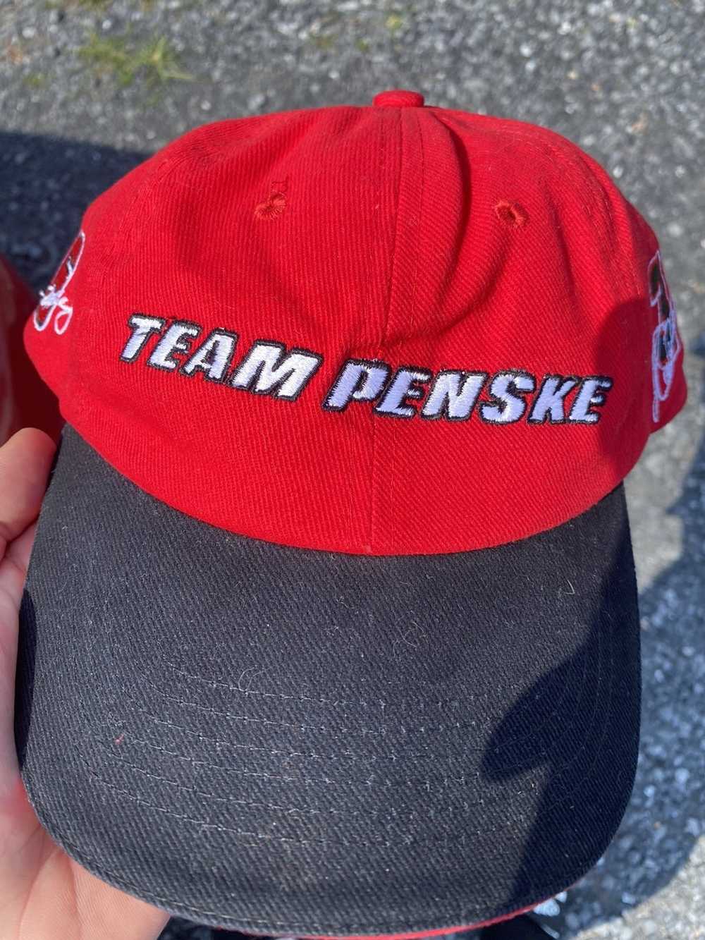 NASCAR Team penske nascar racing strapback hat red - image 1