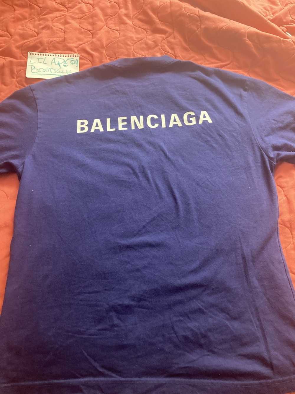 Balenciaga Balenciaga small logo oversized T-shirt - image 2