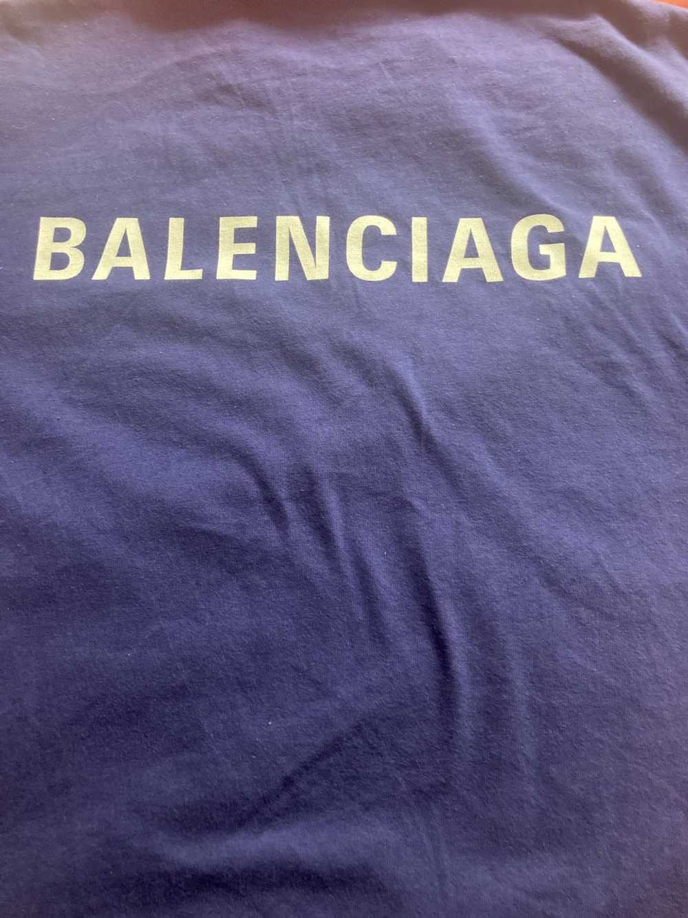 Balenciaga Balenciaga small logo oversized T-shirt - image 3