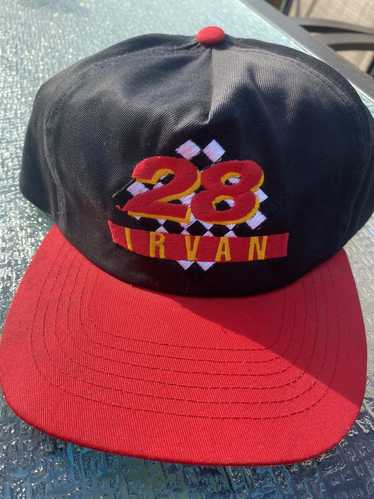NASCAR Vintage ernie irvan nascar snapback hat bla