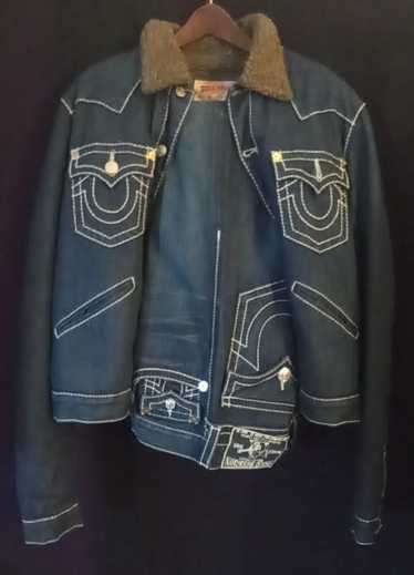 True Religion Jimmy Olive Green Super T Camo Mens Jacket for Men